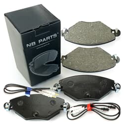 NB PARTS Przednie klocki hamulcowe