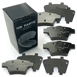NB PARTS Bremsbeläge hinten