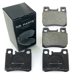 NB PARTS Zadní brzdové desticky