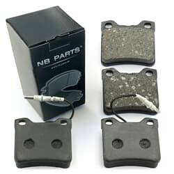 NB PARTS Bremsbeläge hinten
