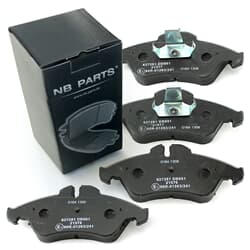 NB PARTS Prední brzdové desticky