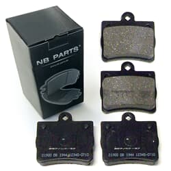 NB PARTS Zadní brzdové desticky