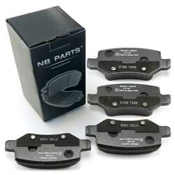 NB PARTS Zadní brzdové desticky