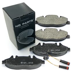 NB PARTS Prední brzdové desticky