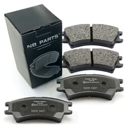 NB PARTS Prední brzdové desticky