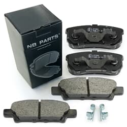 NB PARTS Zadní brzdové desticky