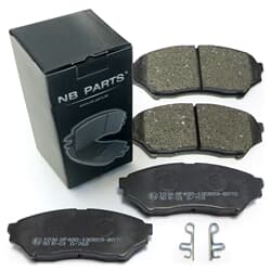 NB PARTS Prední brzdové desticky