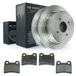 ABS Bremsscheiben + Bremsbeläge