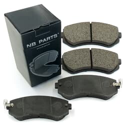 NB PARTS Zadní brzdové desticky