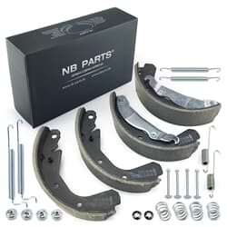 NB PARTS Bremsbacken + Zubehörsatz vorne radseitig