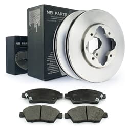 NB PARTS Bremsscheiben + Bremsbeläge vorne
