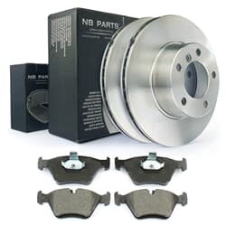 NB PARTS Bremsscheiben + Bremsbeläge vorne