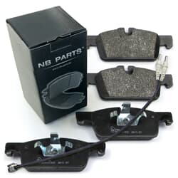 NB PARTS Prední brzdové desticky
