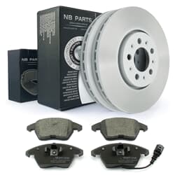 NB PARTS Bremsscheiben + Bremsbeläge vorne