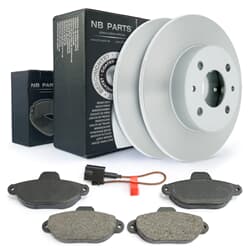 NB PARTS Bremsscheiben + Bremsbeläge vorne