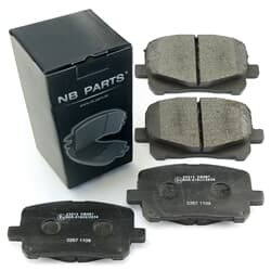 NB PARTS Bremseklodser foran
