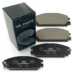 NB PARTS Przednie klocki hamulcowe