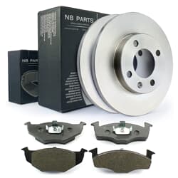 NB PARTS Bremsscheiben + Bremsbeläge vorne