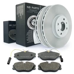 NB PARTS Bremsscheiben + Bremsbeläge vorne