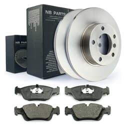 NB PARTS Bremsscheiben + Bremsbeläge vorne