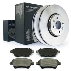 NB PARTS Bremsscheiben + Bremsbeläge vorne