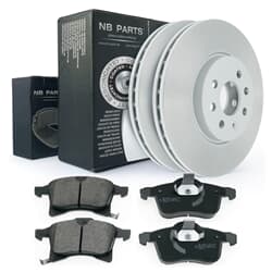 NB PARTS Bremsscheiben + Bremsbeläge vorne