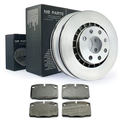 NB PARTS Bremsscheiben + Bremsbeläge vorne