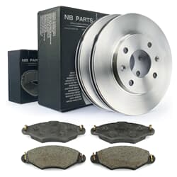 NB PARTS Bremsscheiben + Bremsbeläge vorne