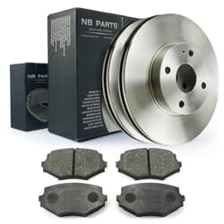 NB PARTS Bremsscheiben + Bremsbeläge vorne