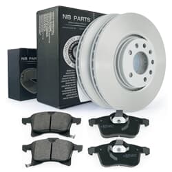NB PARTS Bremsscheiben + Bremsbeläge vorne