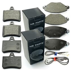 NB PARTS Klocki hamulcowe przód + tyl