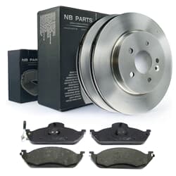 NB PARTS Bremsscheiben + Bremsbeläge vorne