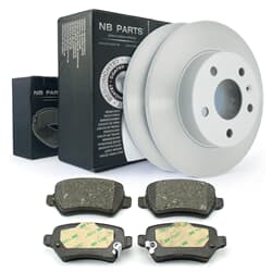 Produktbild von Bremsscheiben & Beläge Hinten Für Ford Mondeo IV, S-Max
