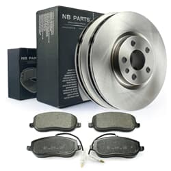 NB PARTS Tarcze hamulcowe + klocki hamulcowe przód