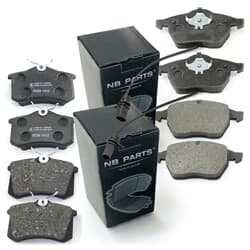 NB PARTS Bremsbeläge vorne + hinten