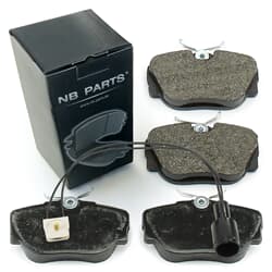 NB PARTS Bremsbeläge + Warnkontakt vorne