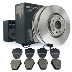 NB PARTS Bremsscheiben + Bremsbeläge vorne