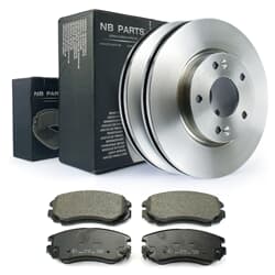 NB PARTS Bremsscheiben + Bremsbeläge vorne