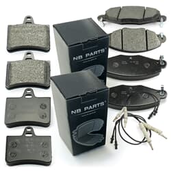 NB PARTS Placu?e de frâna fa?a + spate