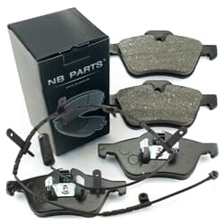 NB PARTS Bremsbeläge + Warnkontakt vorne
