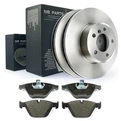 NB PARTS Bremsscheiben + Bremsbeläge vorne