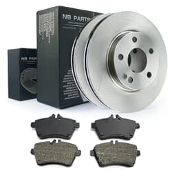 NB PARTS Bremsscheiben + Bremsbeläge vorne