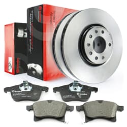 BREMBO Bremseskiver + bremseklosser foran