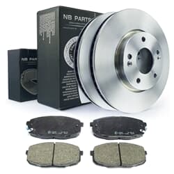 NB PARTS Bremsscheiben + Bremsbeläge vorne