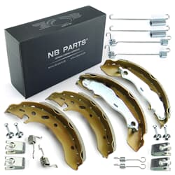 NB PARTS Bremsbacken + Zubehörsatz radseitig