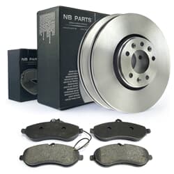 NB PARTS Dischi freno + pastiglie freno anteriori