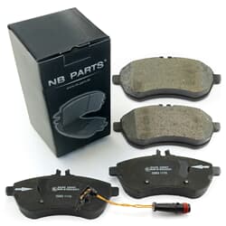 NB PARTS Bremsbeläge + Warnkontakt vorne