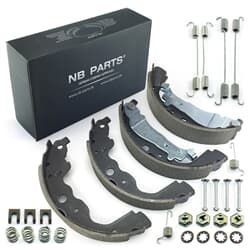 NB PARTS Bremsbacken + Zubehörsatz vorne radseitig
