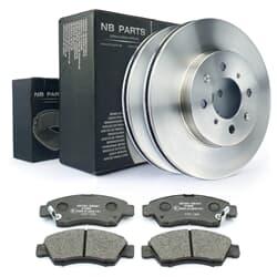NB PARTS Dischi freno + pastiglie freno anteriori