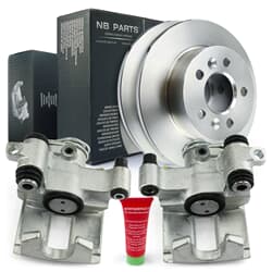NB PARTS Dischi freno posteriori + pinze freno